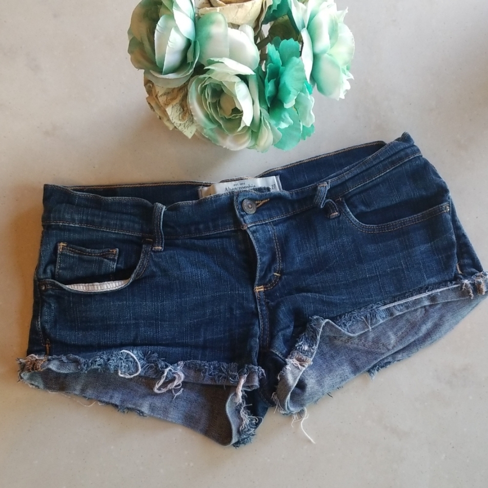 Abercrombie & Fitch Perfect Stretch Jean Shorts